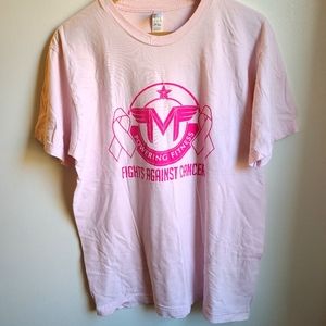 Fight Against Breast Cancer Graphic T-Shirt Size L